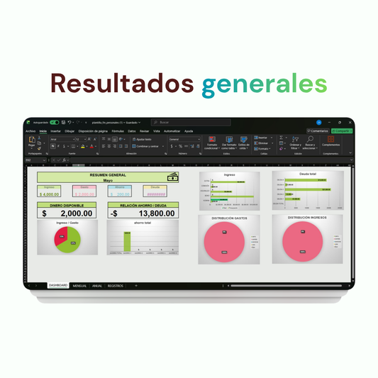 Toma el control de tus finanzas - Plantilla de Excel