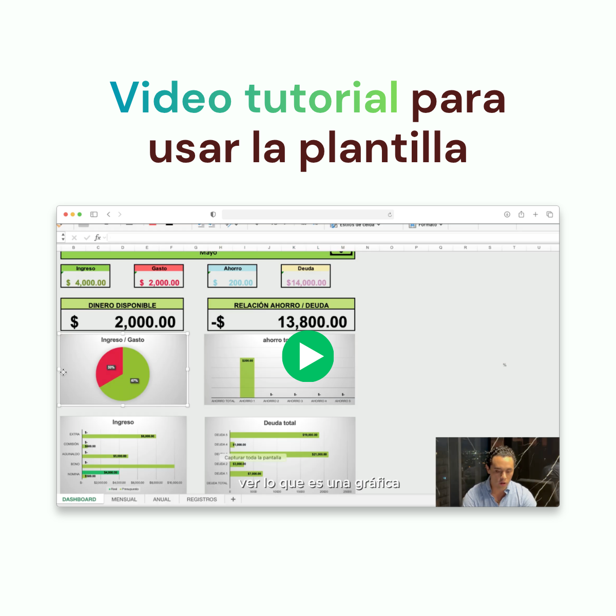 Toma el control de tus finanzas - Plantilla de Excel